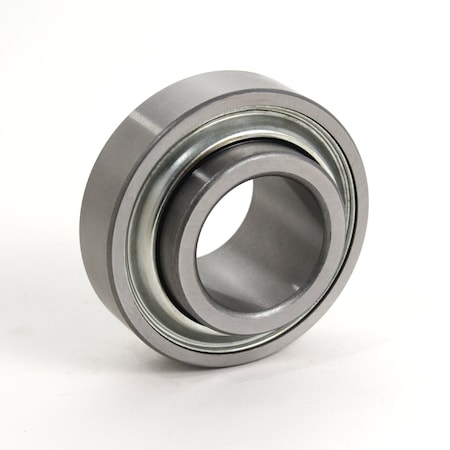 Agricultural Ball Bearing, Round Bore, Cylindrical OD, 1.5005-in. Bore, 80mm OD, 21mm Outer Ring W
